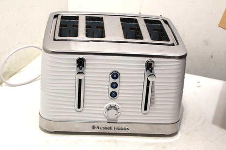 Russell Hobbs, Inspire White 4 Slice Toaster ,  24380 (14718/A4B6)