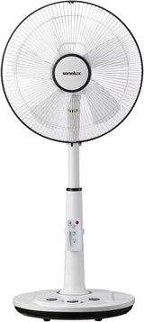 Senelux 14" Oscillating Pedestal Air Cooling Fan with Remote (14190/A2B6)