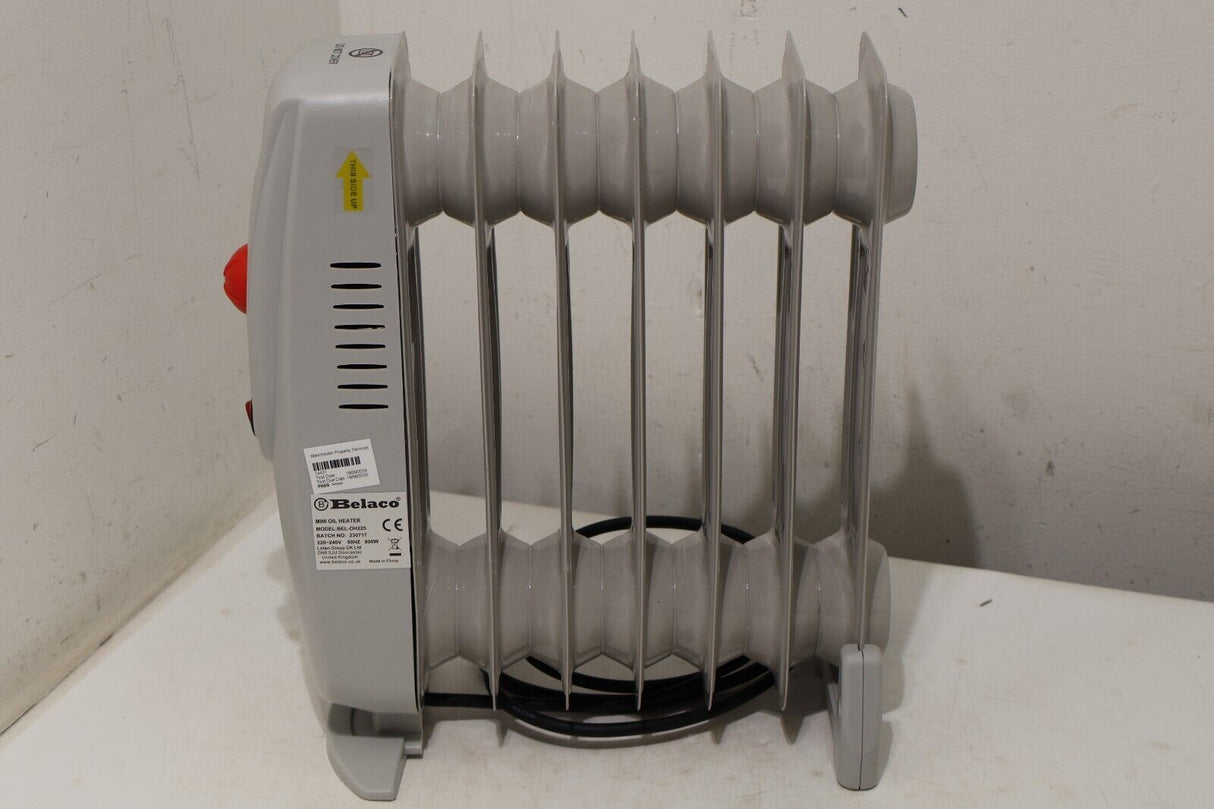 Belaco BEL-OH225 Mini Oil Filled Radiator, WHITE (14431/A2B6)