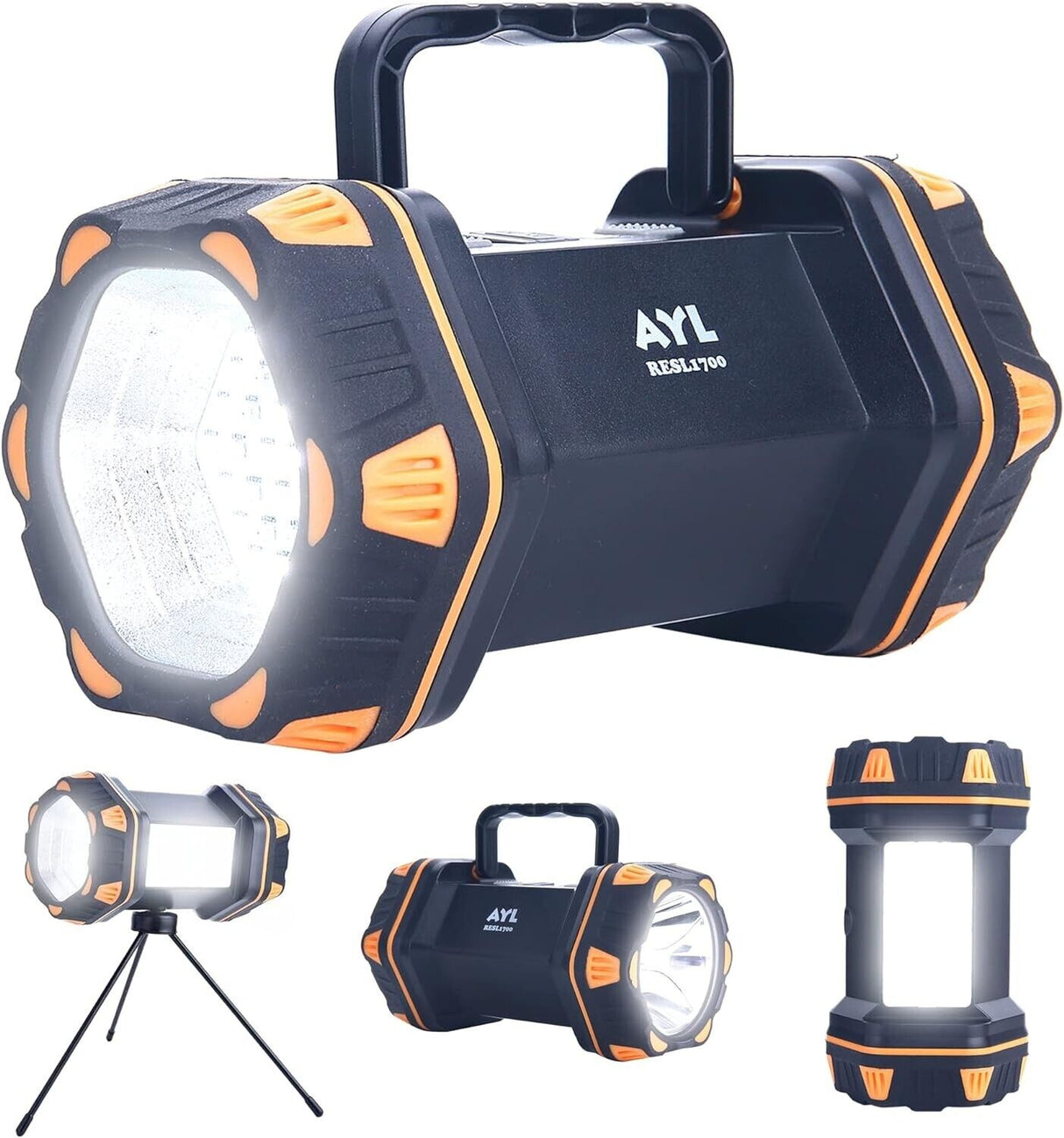 1450 Lumen Camping Lantern, 8 Light Modes, 4800mAh Power Bank, IPX6 Water Resist