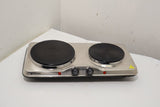 Daewoo Stainless Steel Double Twin Dual Hot Plate Cooker Sda1732 (14966/A8B3)