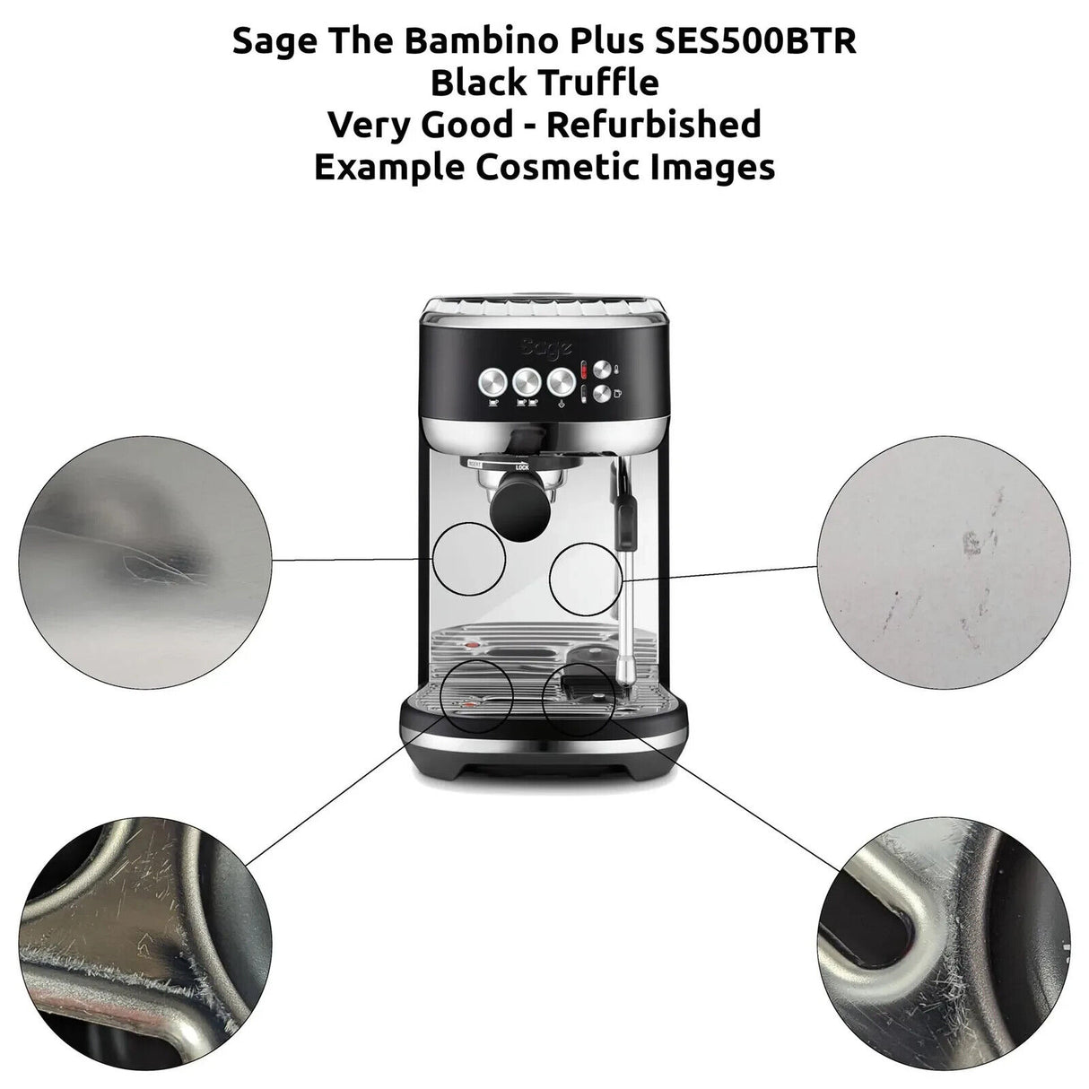 SAGE The Bambino Plus Espresso Coffee Machine - (14182/A1B6)