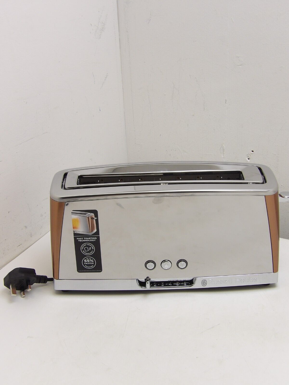 Russell Hobbs 24310 1420W 2 Slice Longslot Toaster (13377/A7B1)