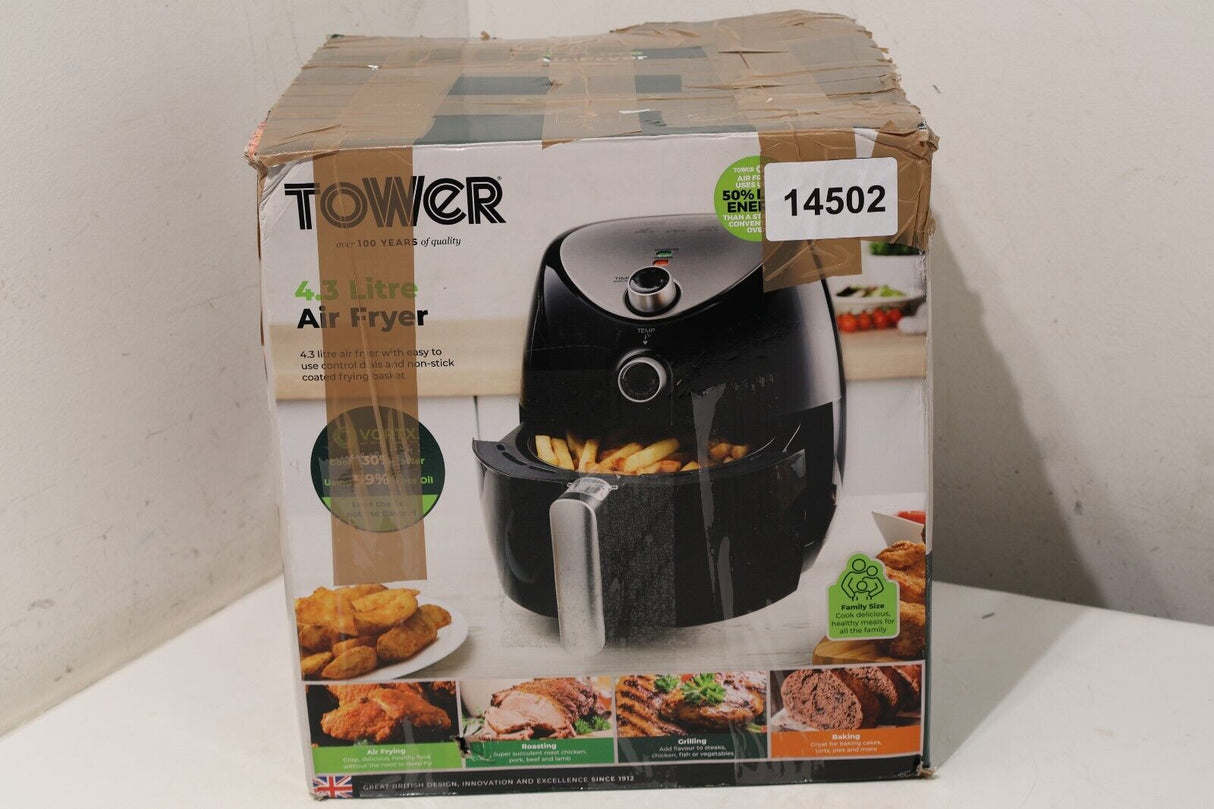 Tower T17021 4.3L Manual Air Fryer (14502/A1B7)