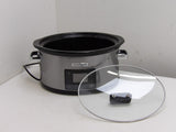 CROCK-POT 5.6L TIMESELECT DIGITAL SLOW COOKER CSC066 Stainless Steel (13311/A7B5