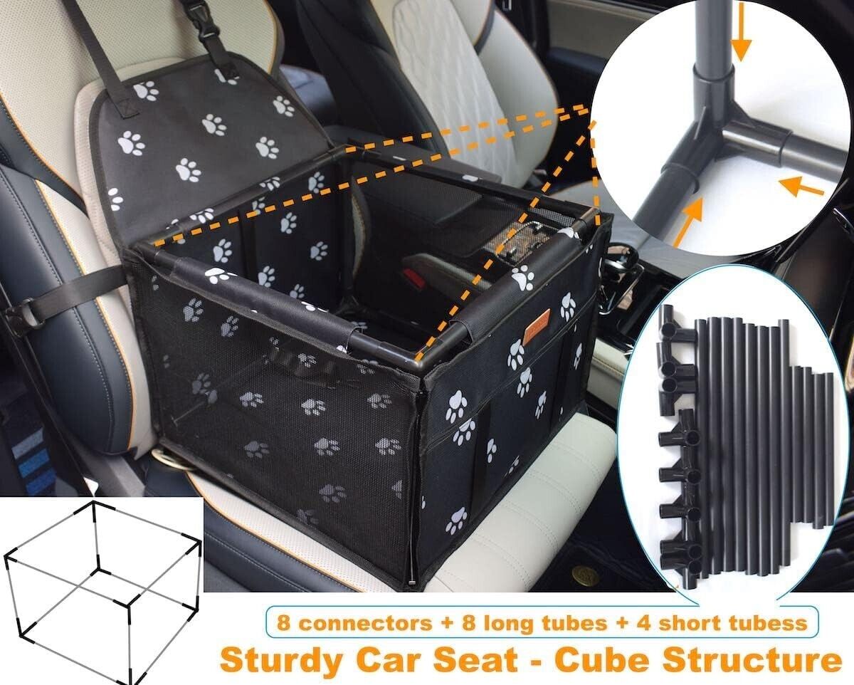 GoBuyer Waterproof Pet Dog Car Seat Carrier - Small - For dogs up to 9kg weight