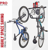 Pro Bike Tool - Wall Rack for 2 Bikes - Adjustable Indoor Bicycle Storage Mount