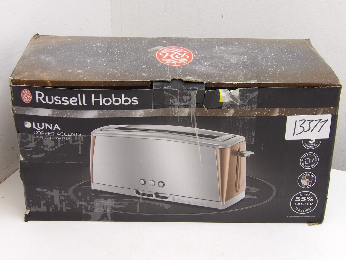 Russell Hobbs 24310 1420W 2 Slice Longslot Toaster (13377/A7B1)