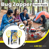 ZAP IT! Bug Zapper Twin Pack - Rechargeable Mosquito, Fly Killer and Bug Zapper