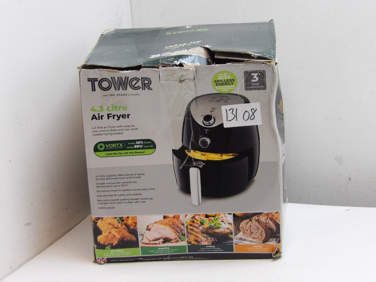 Tower T17021 4.3L Manual Air Fryer (13108/A7B8)