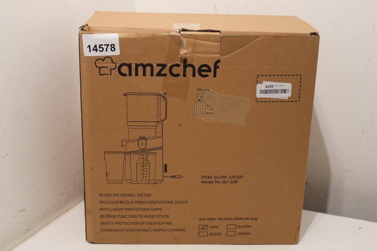 AMZCHEF Automatic Cold Press Juicer Machines 250W 1.8L  (14578/A3B2)