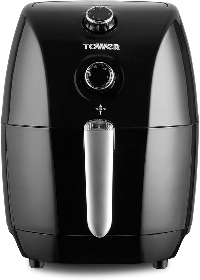 Tower T17025 Vortx Compact Air Fryer, 30-Minute Timer (14954/A4B2)