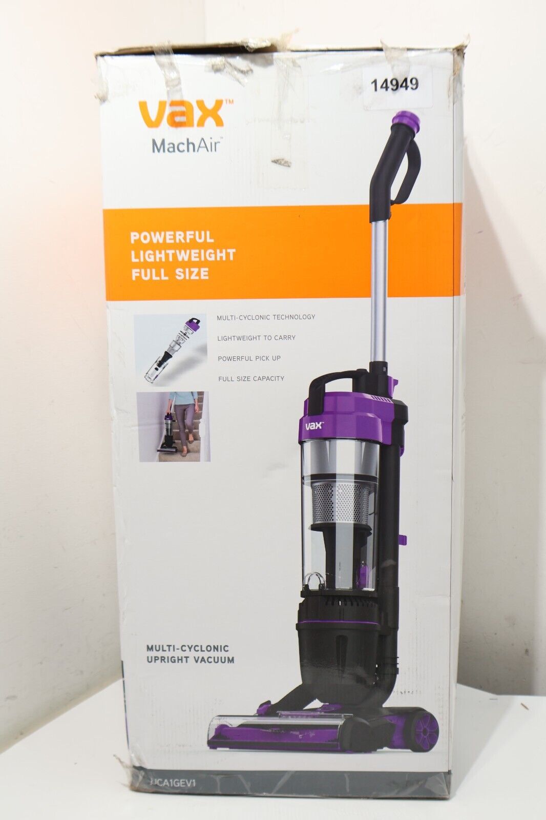 Vax Mach Air Upright Vacuum Cleaner Lightweight 820W UCA1GEV1 (14949/A1B2)