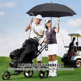 ZOMAKE Large Golf Umbrella Windproof Strong 62 Inch Double Canopy Oversize