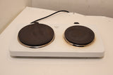 ELECTRIC TWIN PORTABLE DOUBLE QUEST HOB (14983/A6B3)