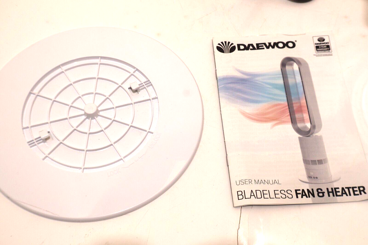 Daewoo 32” Hot And Cold Bladeless Fan (Missing Remote) COL1550 (14977)