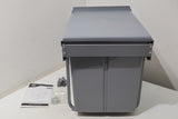 Homcom 851002 Pull Out Cabinet Mount Recycling Waste Bin - 40L (14973/)