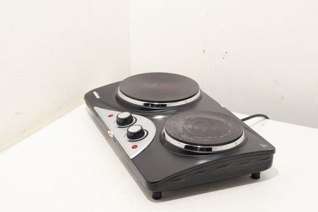 Cusimax CMHP S206 Electric Portable & Double Hot Plate Silver (14597/A2B2)