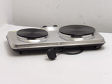 Daewoo Stainless Steel Double Twin Dual Hot Plate Cooker Sda1732 (13304/A7B8)