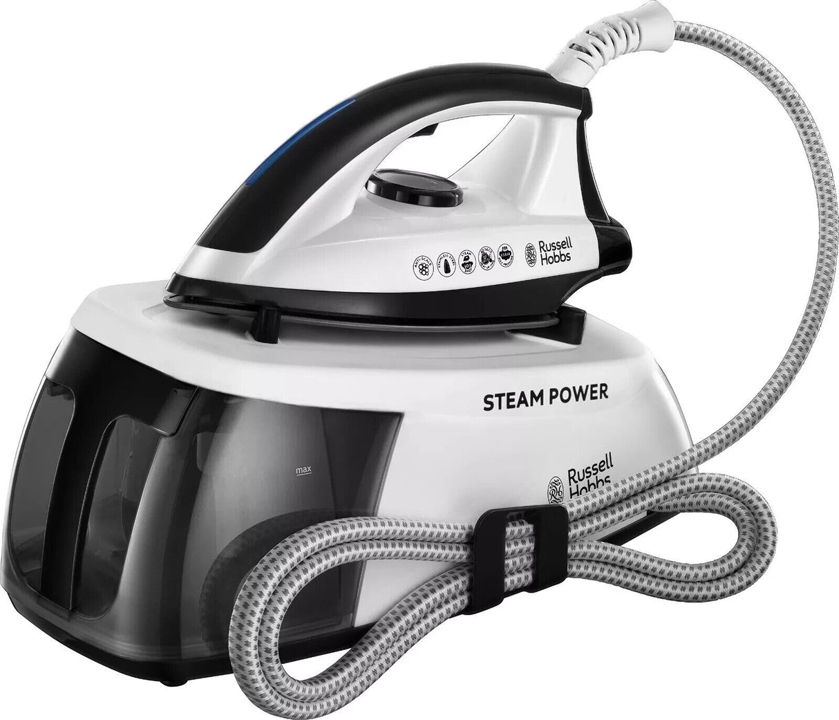 Russell Hobbs 24420 Steam Generator Iron, 2400 W, Black/White (14959/A7B3)