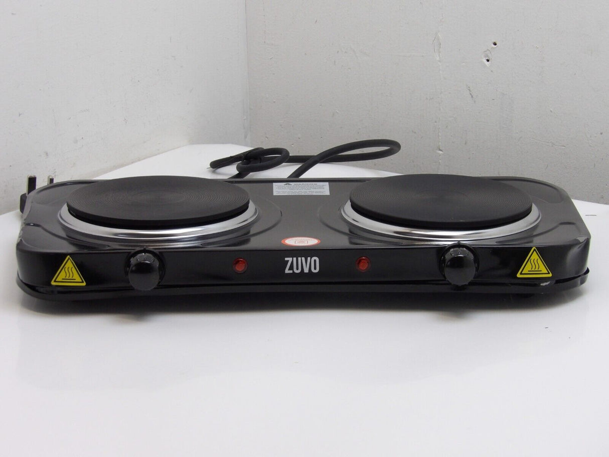 Zuvo Electric Portable Double Hotplate - Black (13484/A3B3)