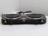 Zuvo Electric Portable Double Hotplate - Black (13484/A3B3)